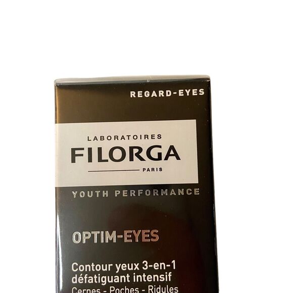 NEW Filorga Optim-Eyes Eye Contour .5oz Anti-aging Eye Cream Dark Circles Sealed - Picture 2 of 9